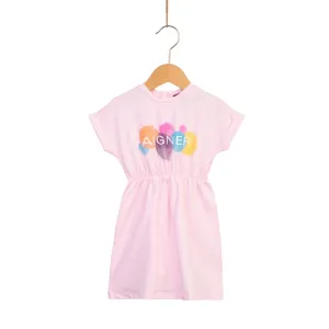 Aigner Kids Girl's Pink Cotton Dress