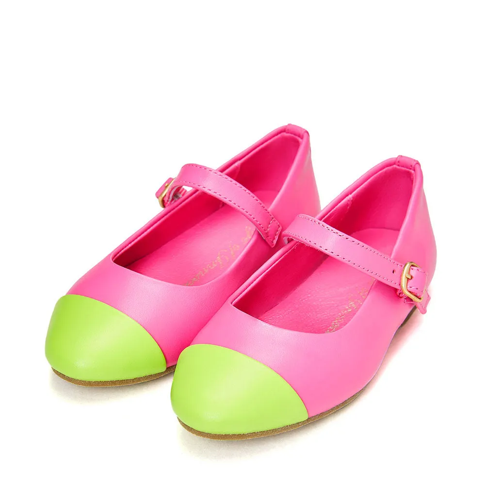 Bebe Leather 2.0 Fuchsia/Green