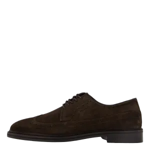 Bidford Low Lace Shoe Coffee Brown