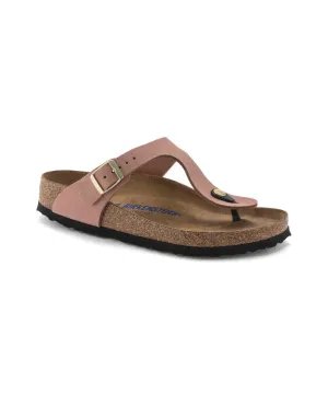 BIRKENSTOCK GIZEH SOFT BEDDING IN ROSE