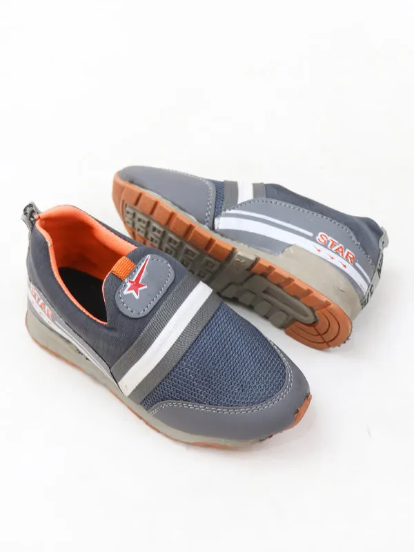 BJ22 Boys Shoes 8Yrs - 17Yrs Grey