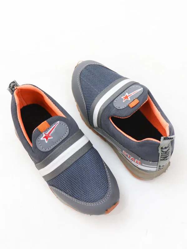 BJ22 Boys Shoes 8Yrs - 17Yrs Grey