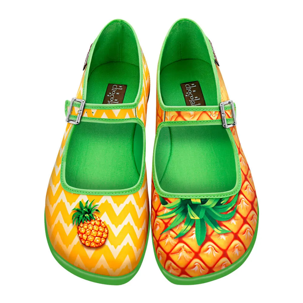 Chocolaticas® Pineapple Women's Mary Jane Flat