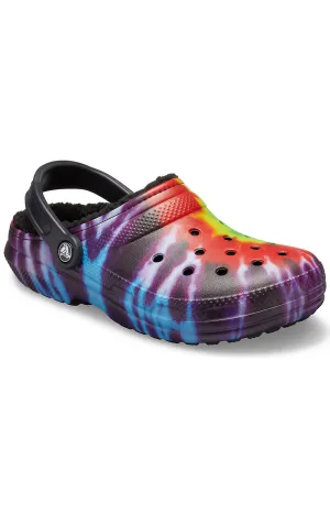 Classic Lined Tie-Dye Clogs - Multi/Black