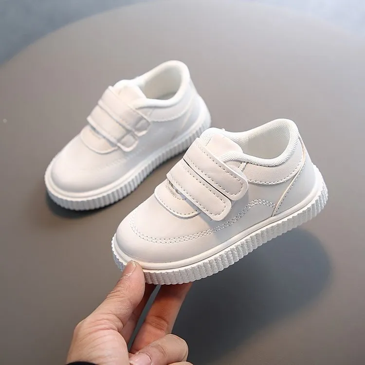 Fashion High Quality Boys White Toddler Sneaker Children Flat Shoes