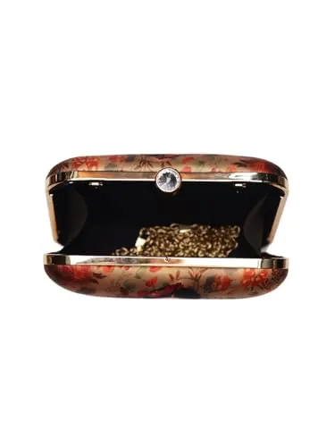 Frida Khalo Portrait Printed Clutch