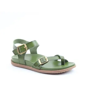 Heavenly Feet Ramblas Ladies Khaki Buckle Sandals