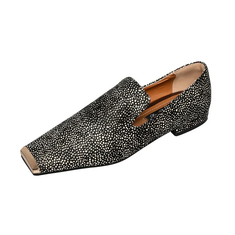 Hiba Women's Square Toe Loafers