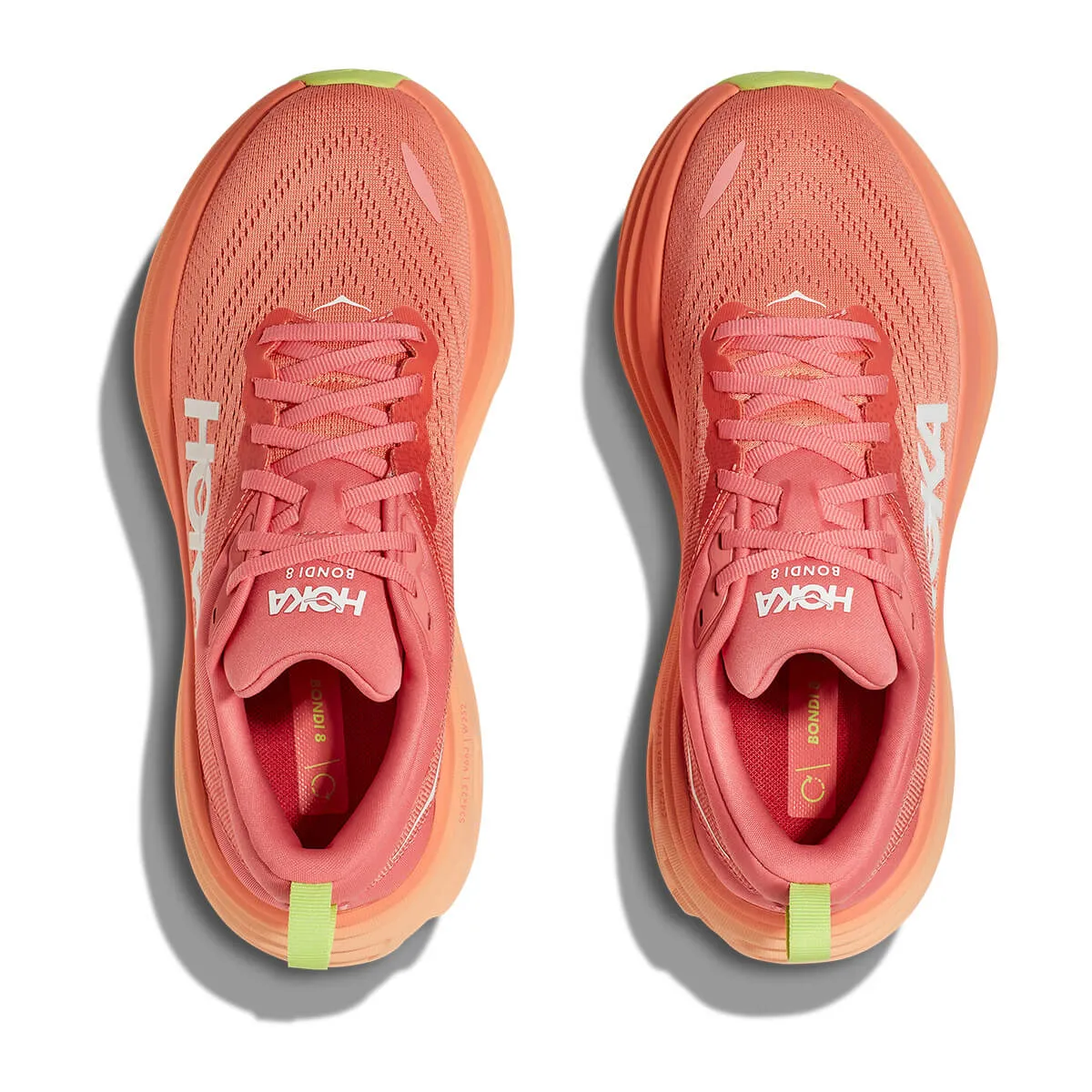 Hoka Bondi 8 Womens | Coral / Papaya