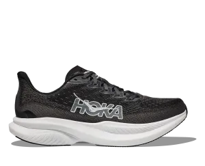 Hoka Mach 6 Wide Black White Men's