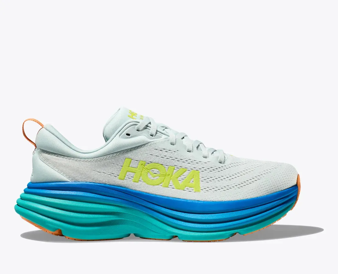 Hoka Mens Bondi 8 - Ice Flow/Bit of Blue (1123202-IFBOB)