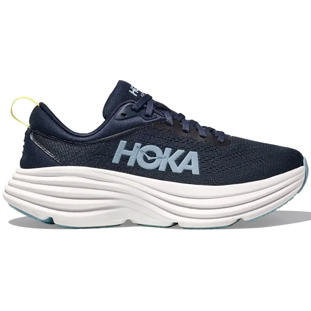 Hoka Women's Bondi 8 Running Shoes Varsity Navy / White