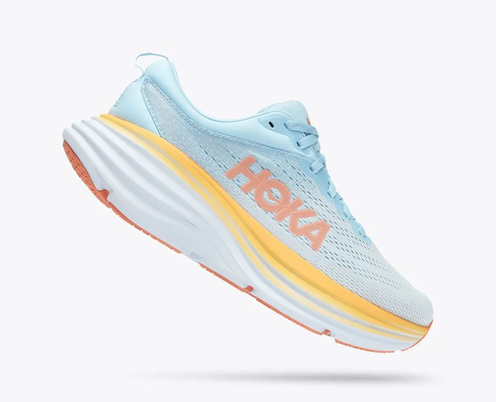 Hoka Womens Bondi 8 Wide- Summer Song/Country Air (1127954-SSCA)