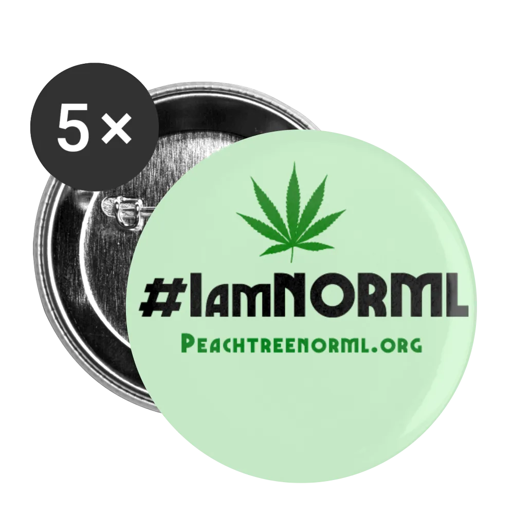 #IAmNORML Buttons large 2.2'' (5-pack)