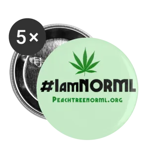 #IAmNORML Buttons large 2.2'' (5-pack)