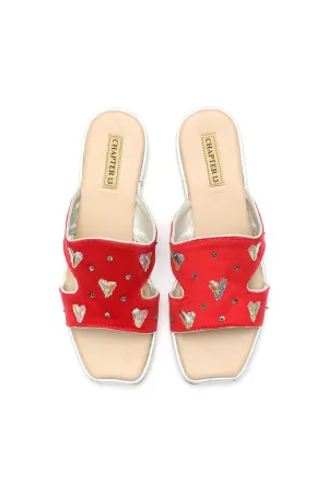 Kohati Chappals | Laal