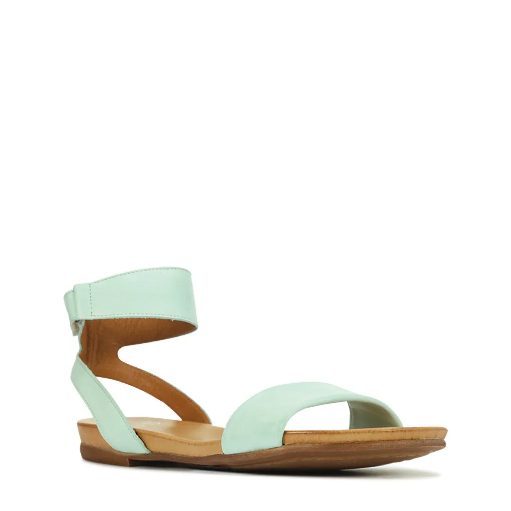 LAUREN ANKLE STRAP SANDALS LEATHER