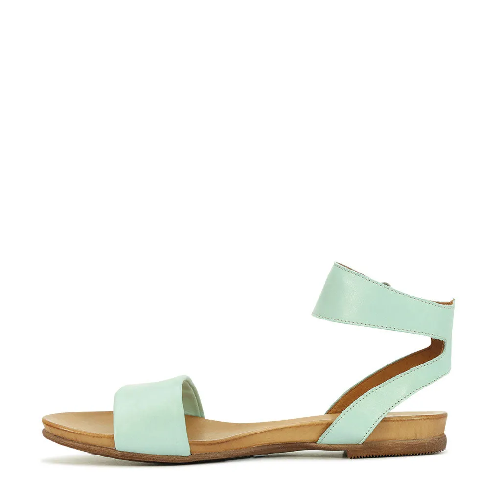 LAUREN ANKLE STRAP SANDALS LEATHER