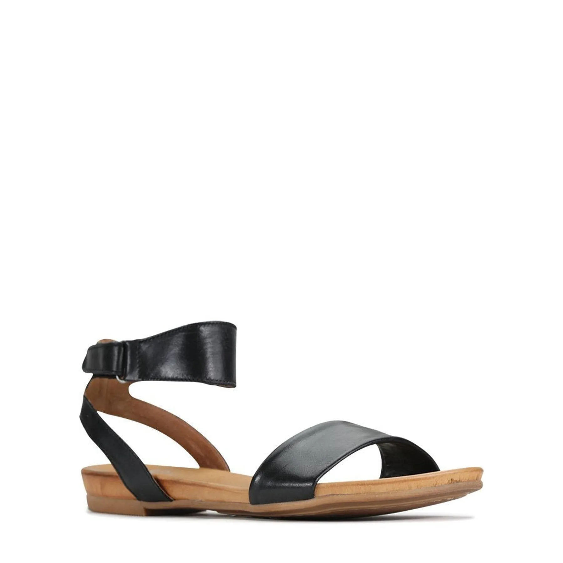 LAUREN ANKLE STRAP SANDALS LEATHER