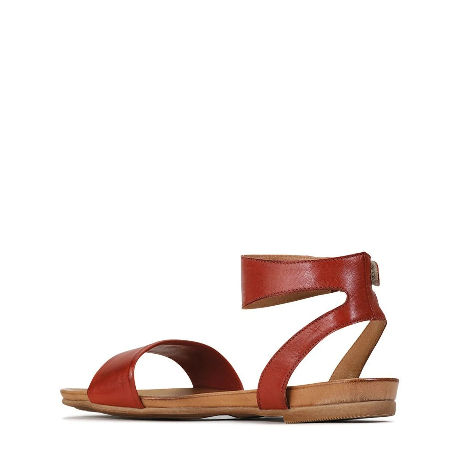 LAUREN ANKLE STRAP SANDALS LEATHER