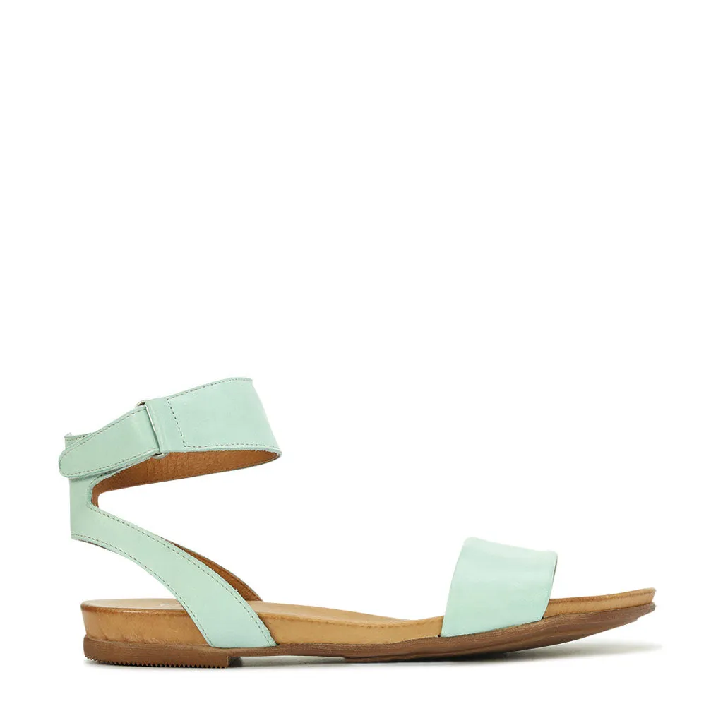 LAUREN ANKLE STRAP SANDALS LEATHER