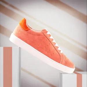 Lazo Halo Sneaker Tongue Graphic Andromeda Pink/Carnelian Orange