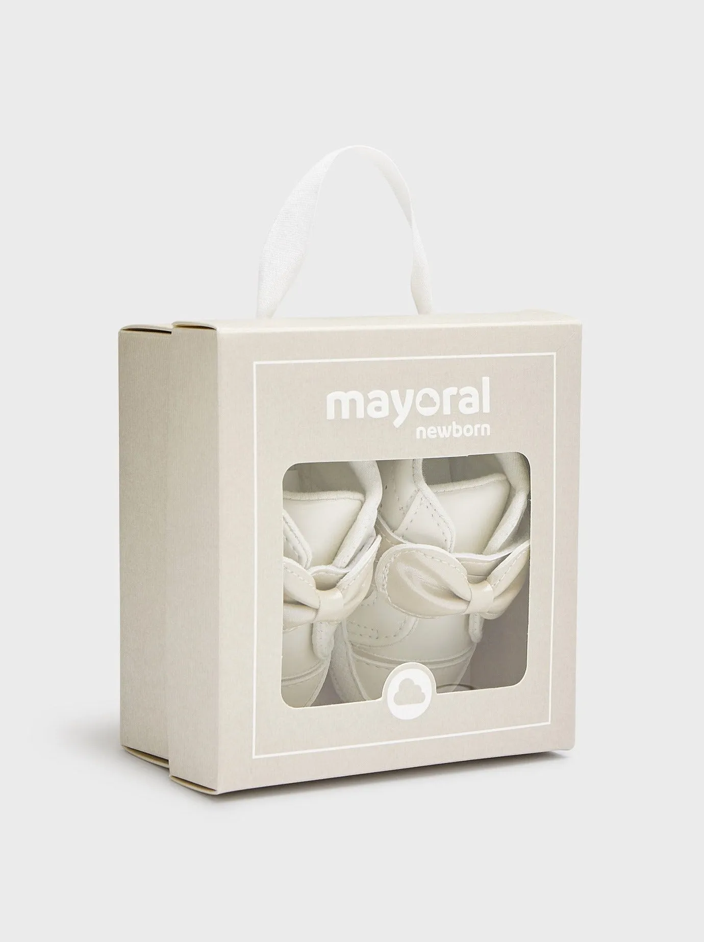 Mayoral  Baby Girl Velcro Sneakers Cream _523-54