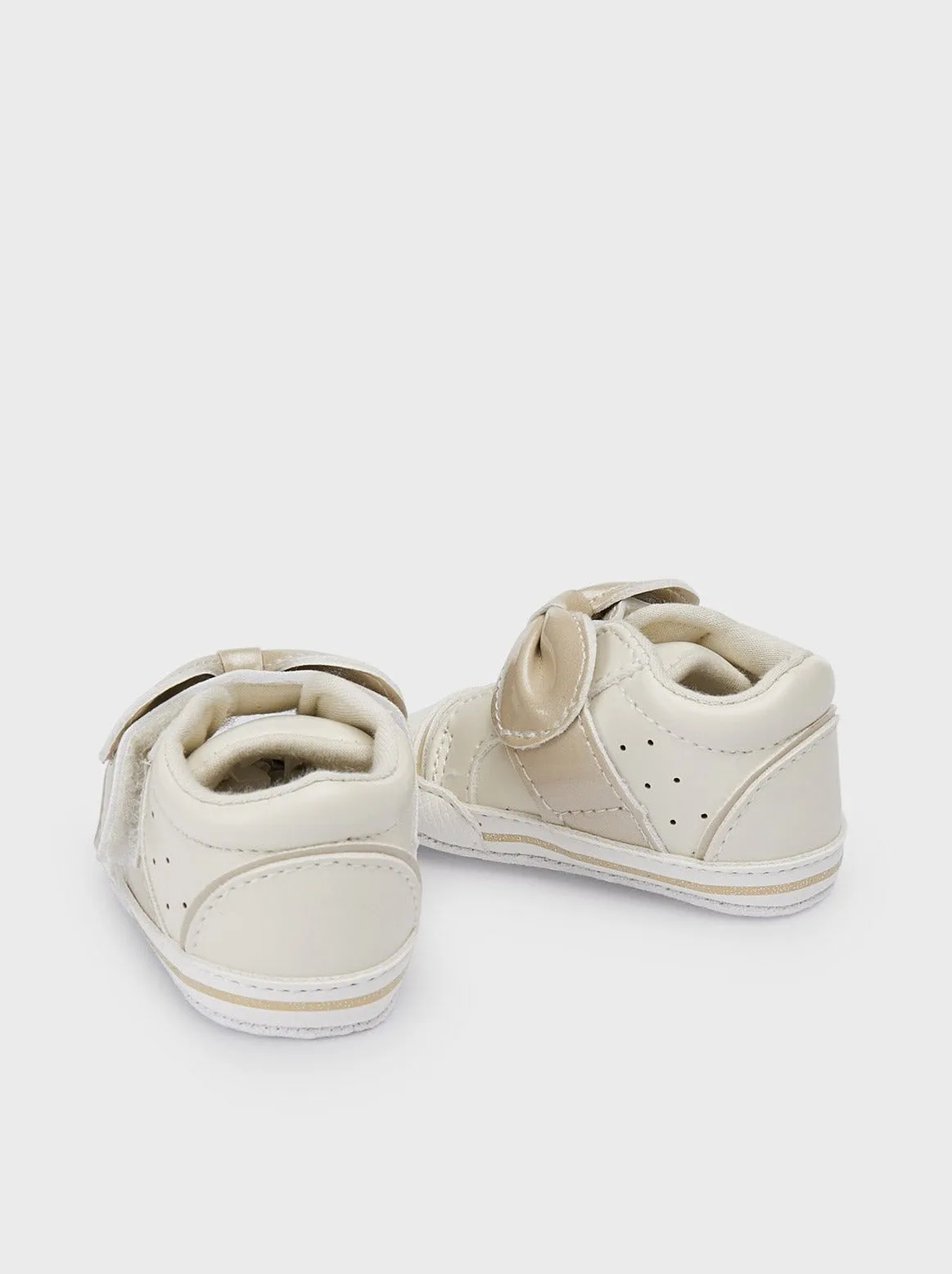 Mayoral  Baby Girl Velcro Sneakers Cream _523-54