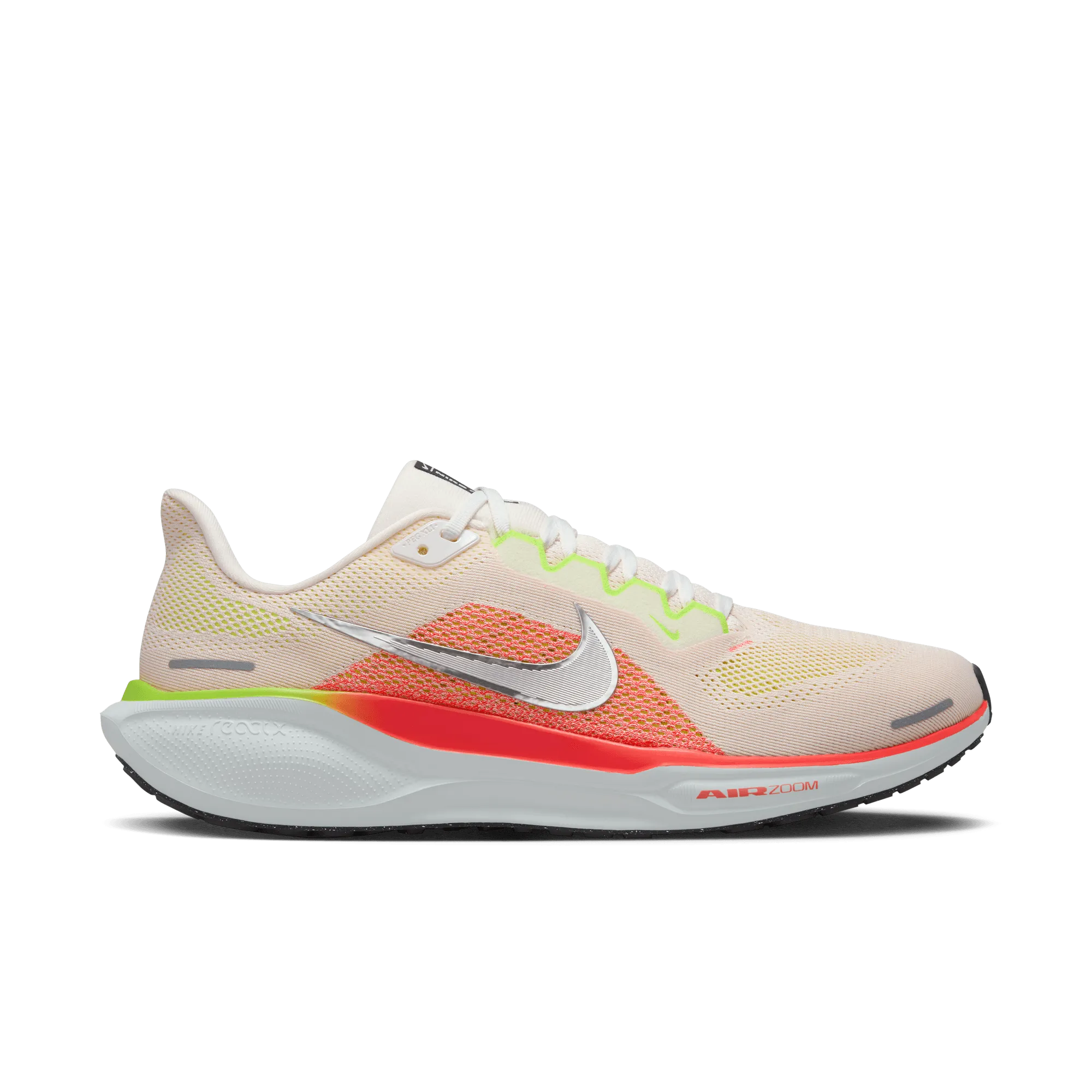 Men's Air Zoom Pegasus 41 (100 - Summit White/Chrome-Bright Crimson)