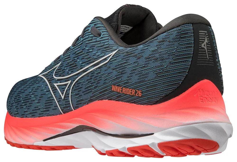 Mizuno | Wave Rider 26 | Men's | Provincial Blue/Nimbus Cloud