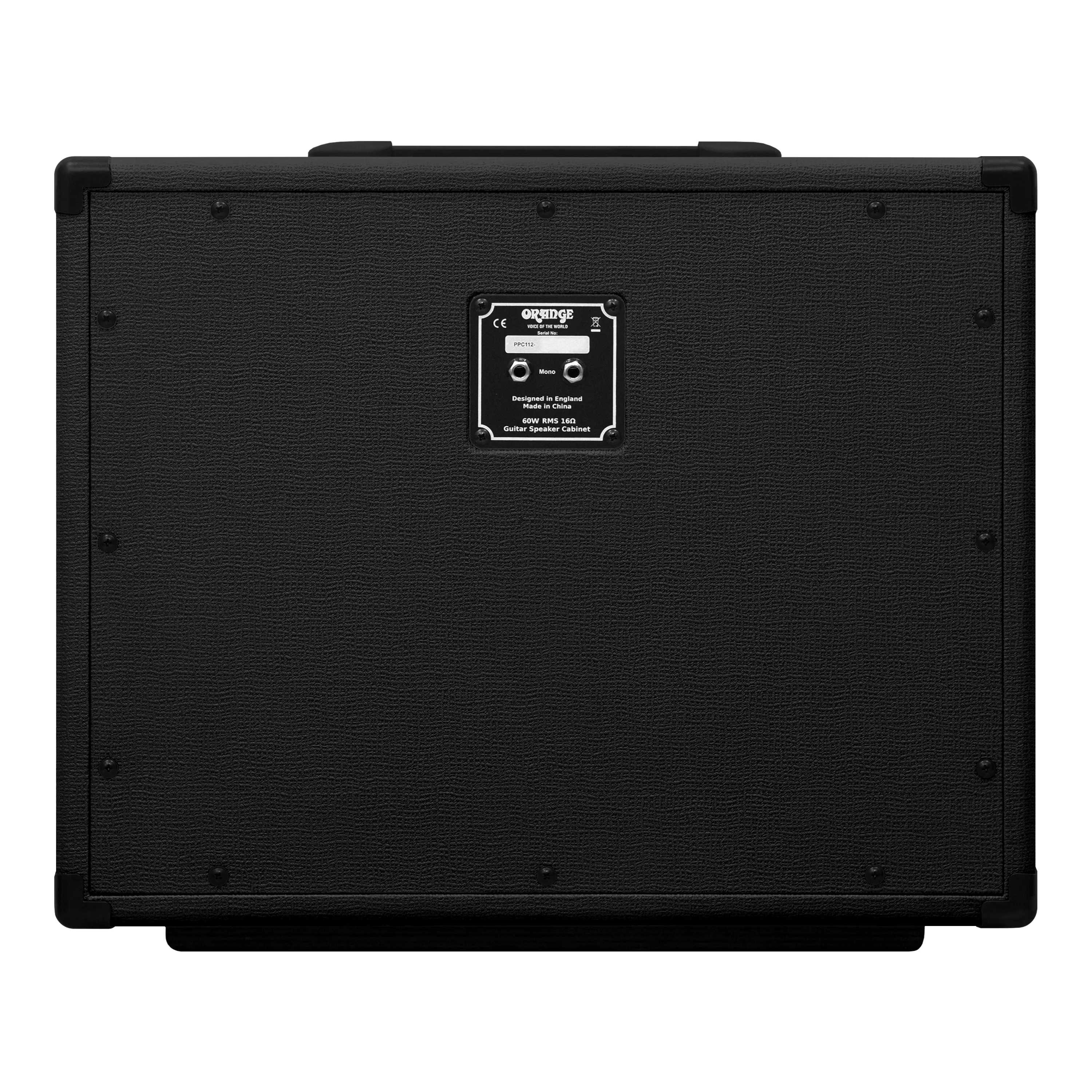 Orange UK PPC112 Black Speaker Cabinet