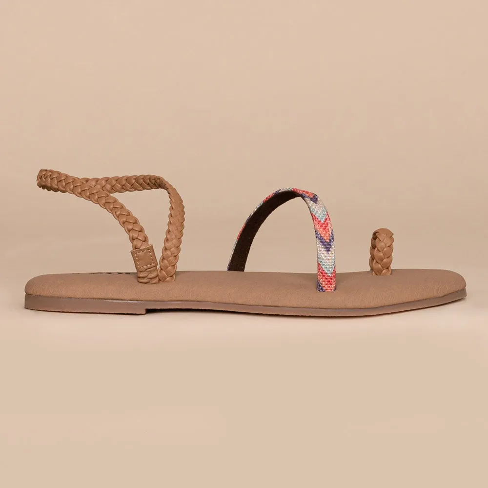 Palolem Wave Tan Braided Sandal