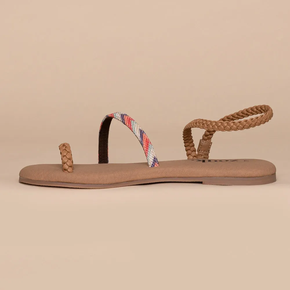 Palolem Wave Tan Braided Sandal