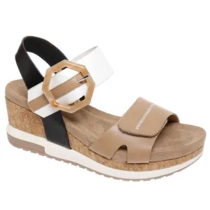 Pierre Dumas Women's Lyra-2 Wedge Sandal - Natural 22586-172