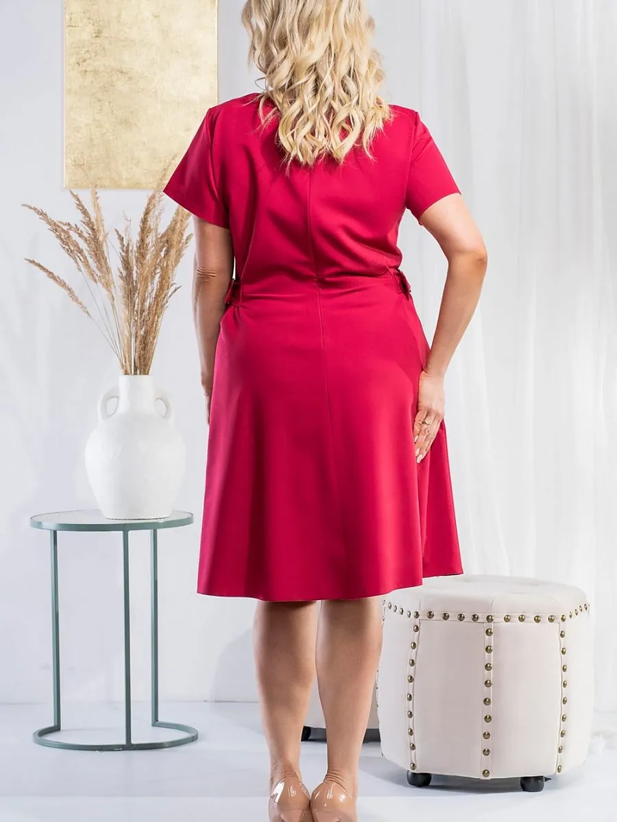 Plus size dress model 178532 Karko