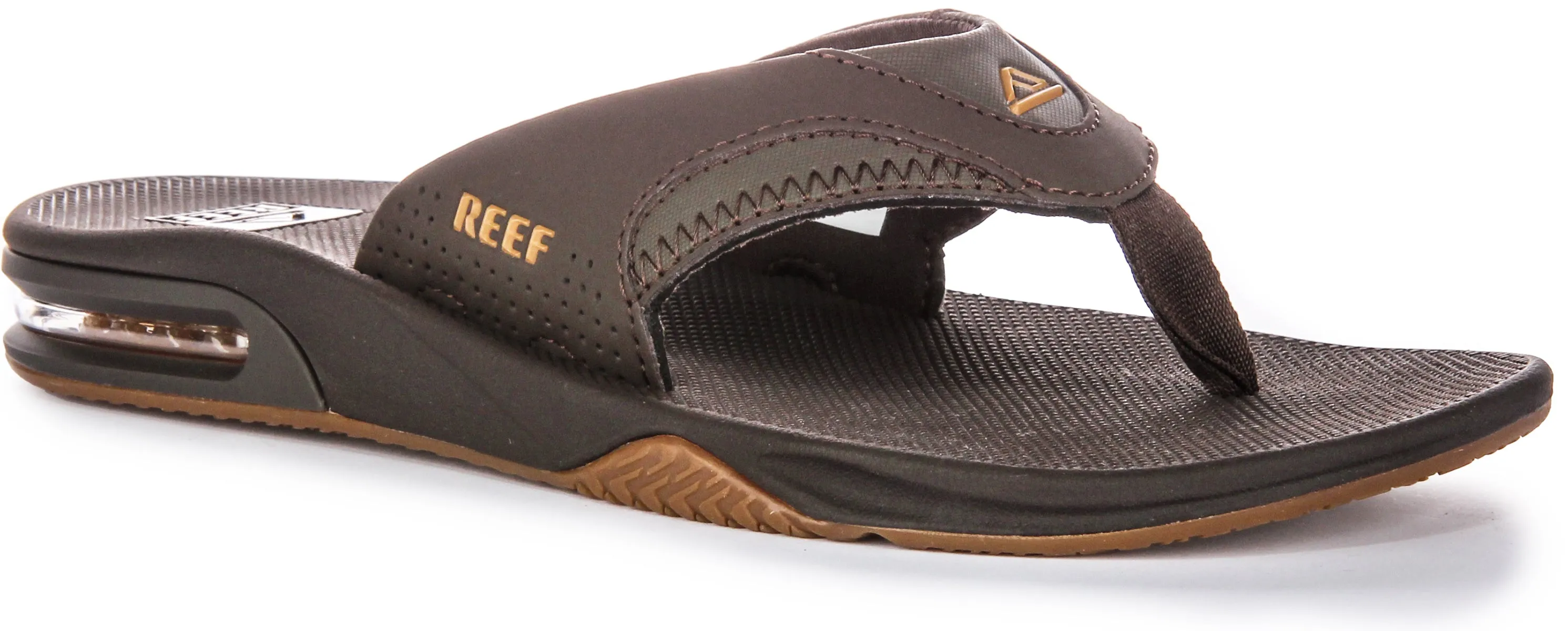 Reef M Fanning In Dark Brown For Men