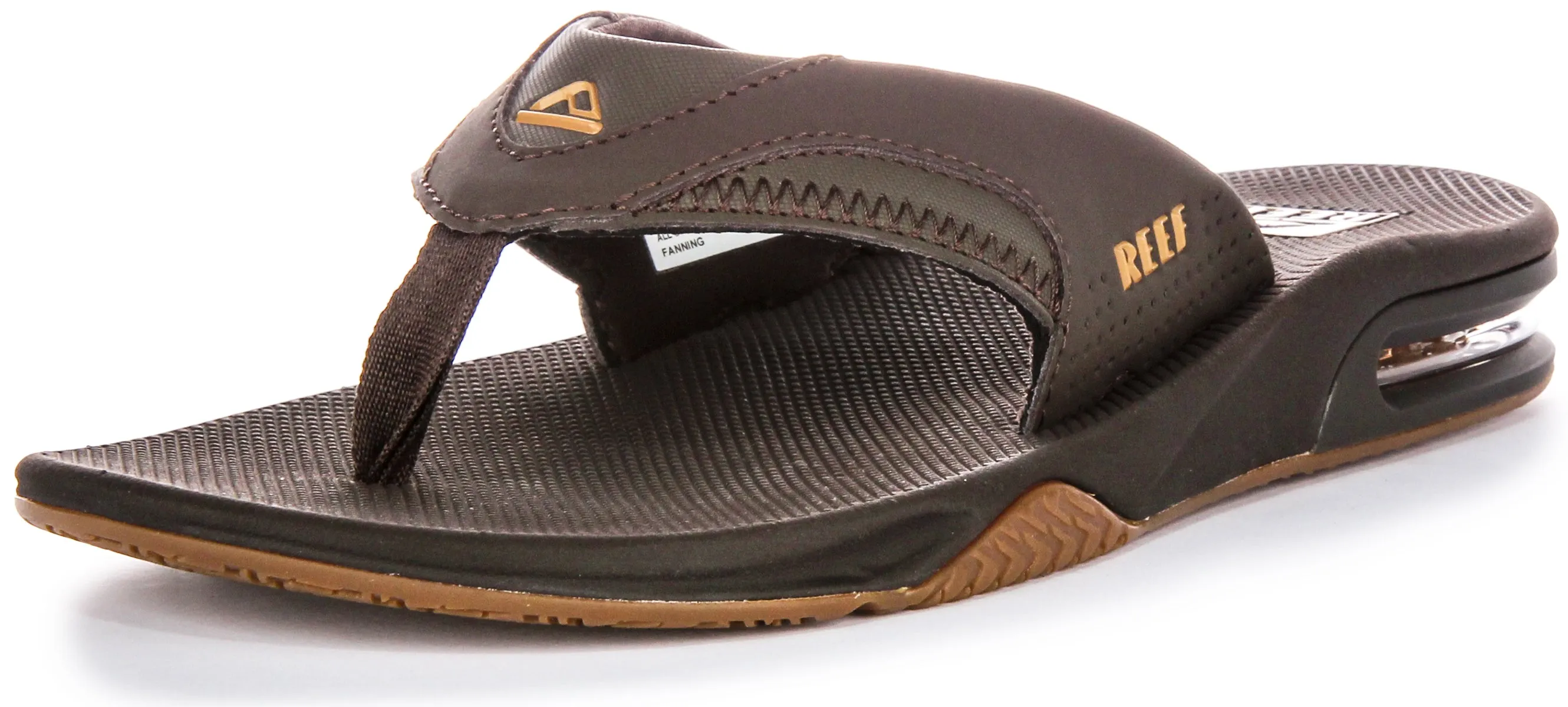 Reef M Fanning In Dark Brown For Men