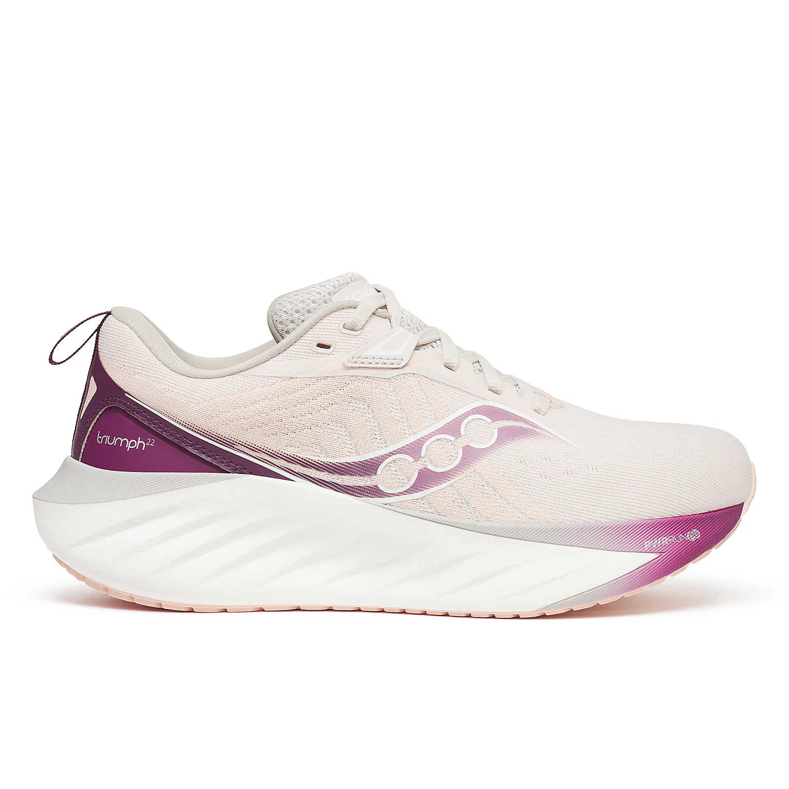 Saucony Womens Triumph 22- Moon/Eggplant (S10964-240)