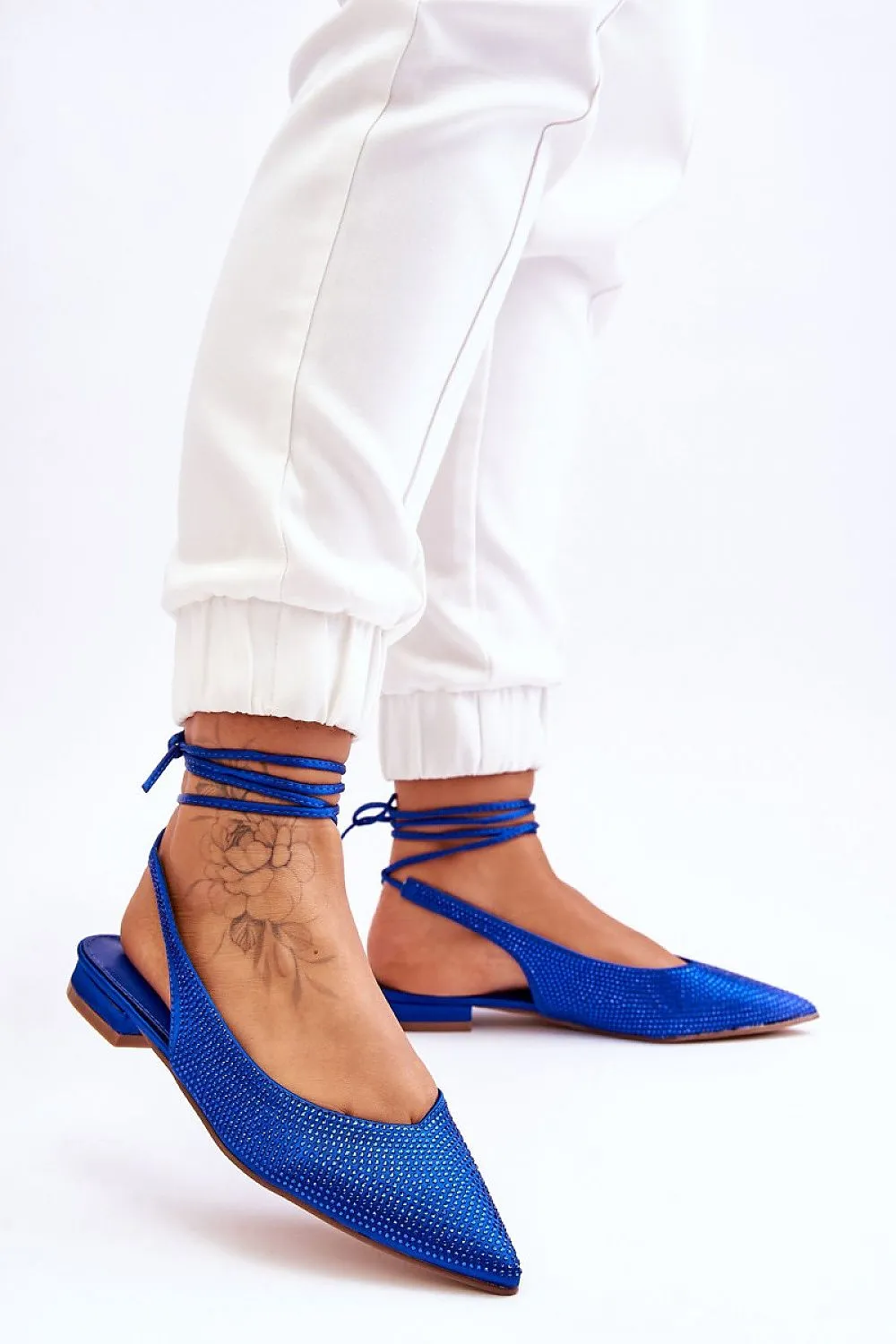 Strappy Ballet Flats | Spago Fashion