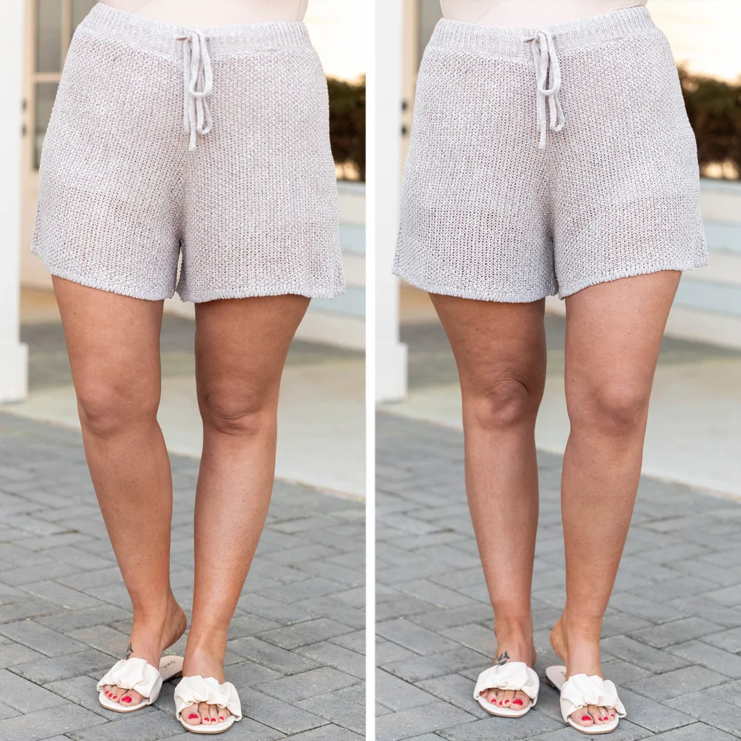 Summer Lounging Shorts, Light Mocha