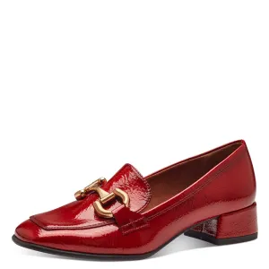 Tamaris Trouser Shoes Red Patent Work Shoes 24316-43 500 sale