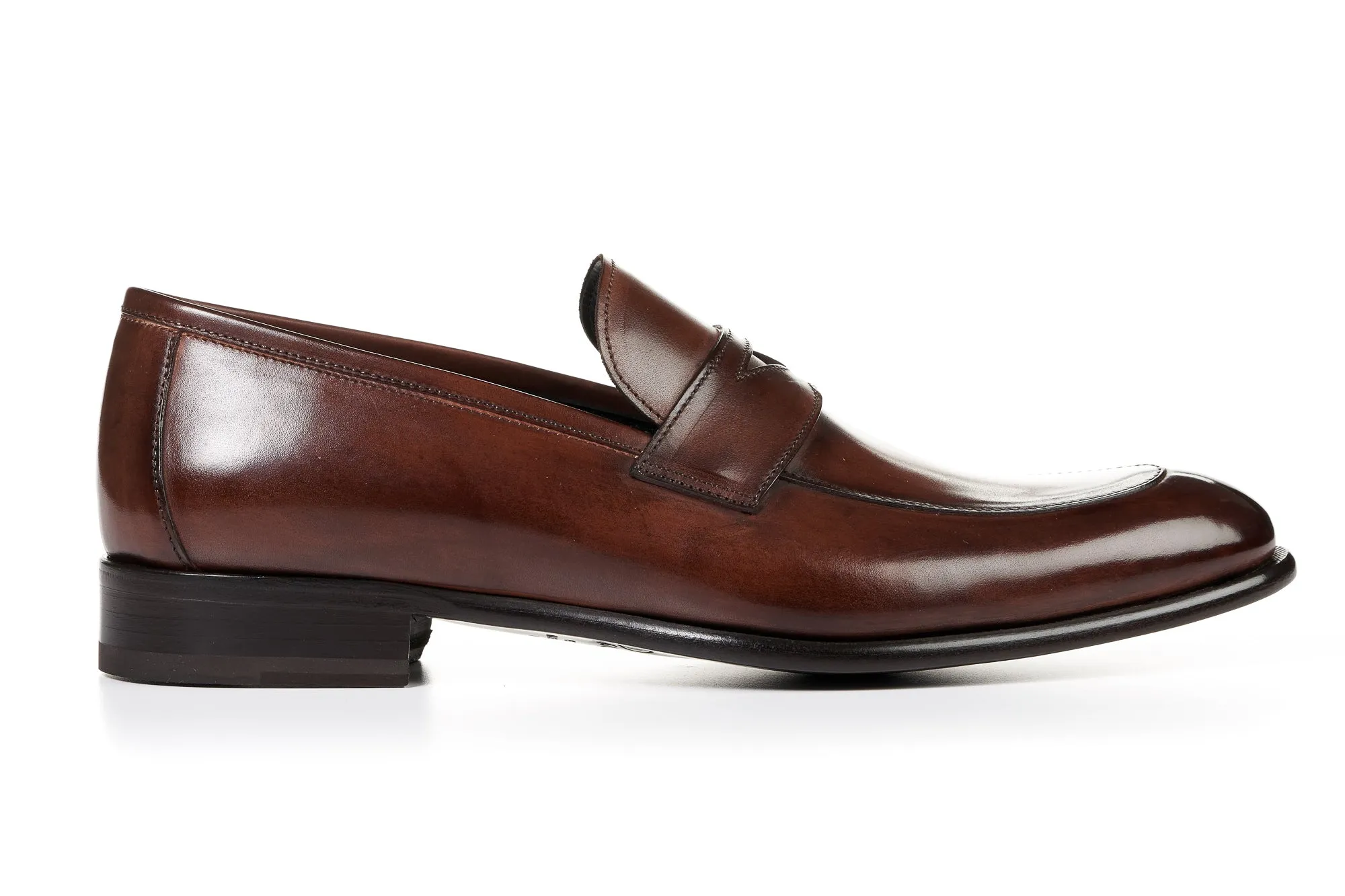 The Stewart Penny Loafer - Marrone