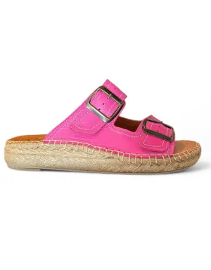 Trilby Sandals Fuschia Leather