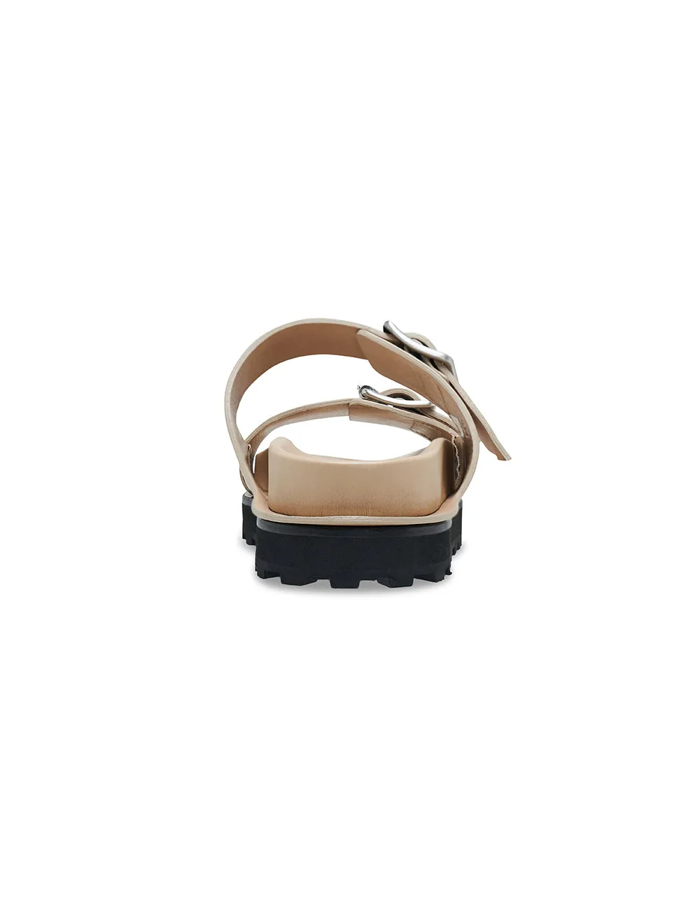 Vegetable Leather Buckle Sandals