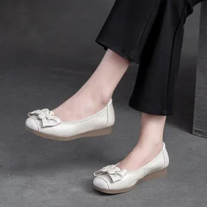 Women Soft Leather Fashion Casual Flats