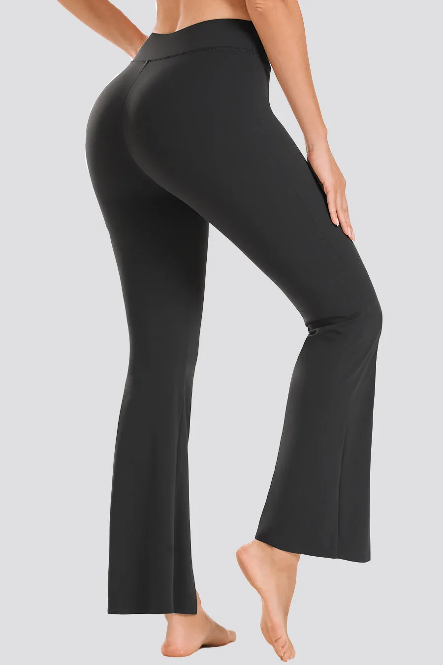 Women's Bootcut Yoga Pants Split Hem Flare