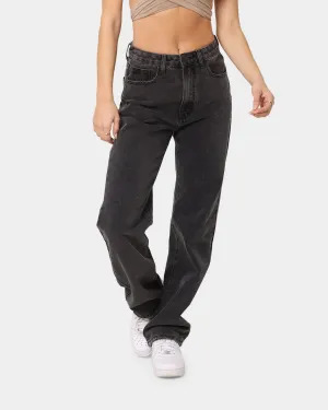 XXIII Women's Tess Wide Leg Jeans Black